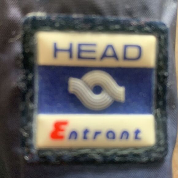 - Head Vintage Skiwear Zip Front Pants with suspenders Navy Size 12 O730 - Picture 7 of 16